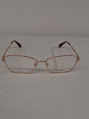 NWOT Womens Rxable Max & Co. MO5056 033 Rose Gold Eyeglass Frames